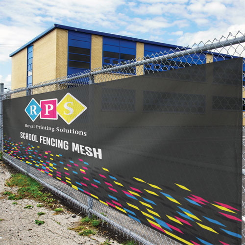 Full Color Security Mesh Banners for Schools